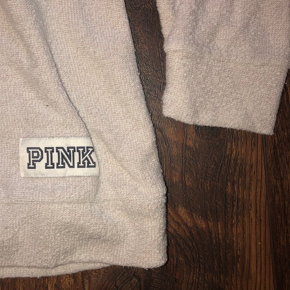 PINK VS | terry crewneck mock neck pullover - Picture 6 of 8
